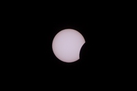 Eclips zonsverduistering Chili
